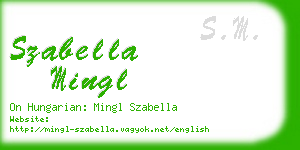 szabella mingl business card